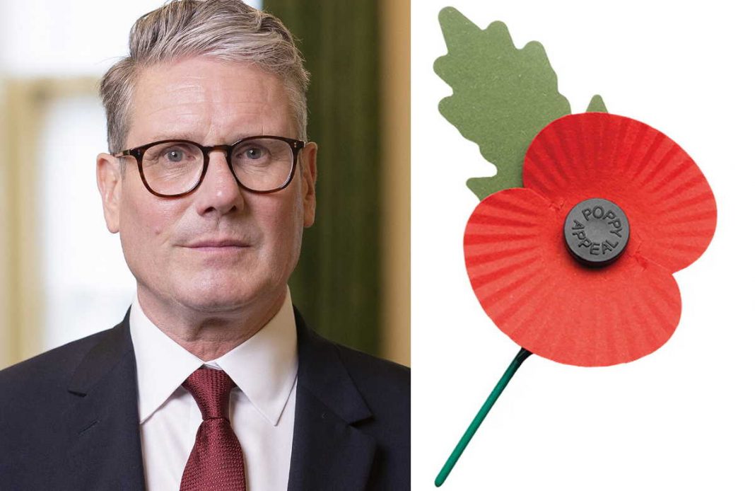Poppy refuses to be worn by Kier Starmer